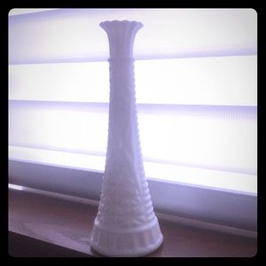 Milk Glass (White) Vase